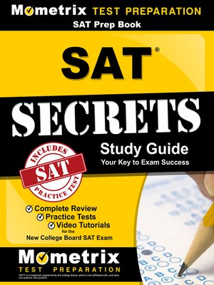 cover image of SAT Prep Book: SAT Secrets Study Guide